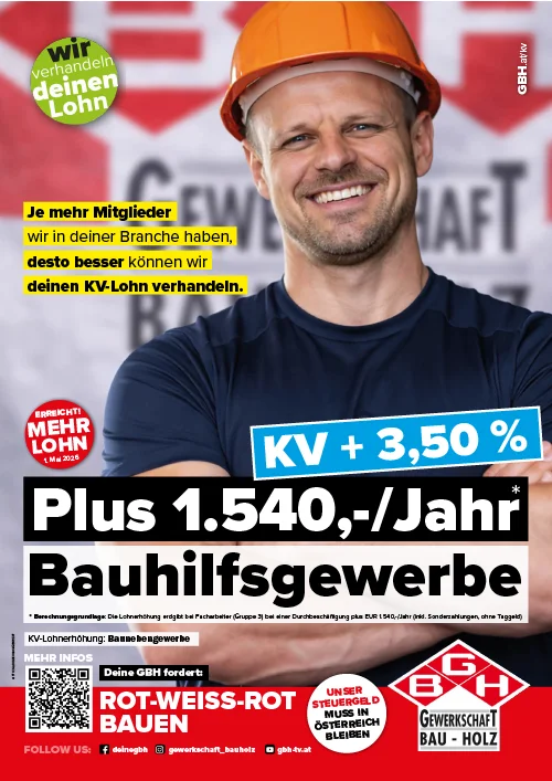 KV-Plakat Bauhilfsgewerbe 2026